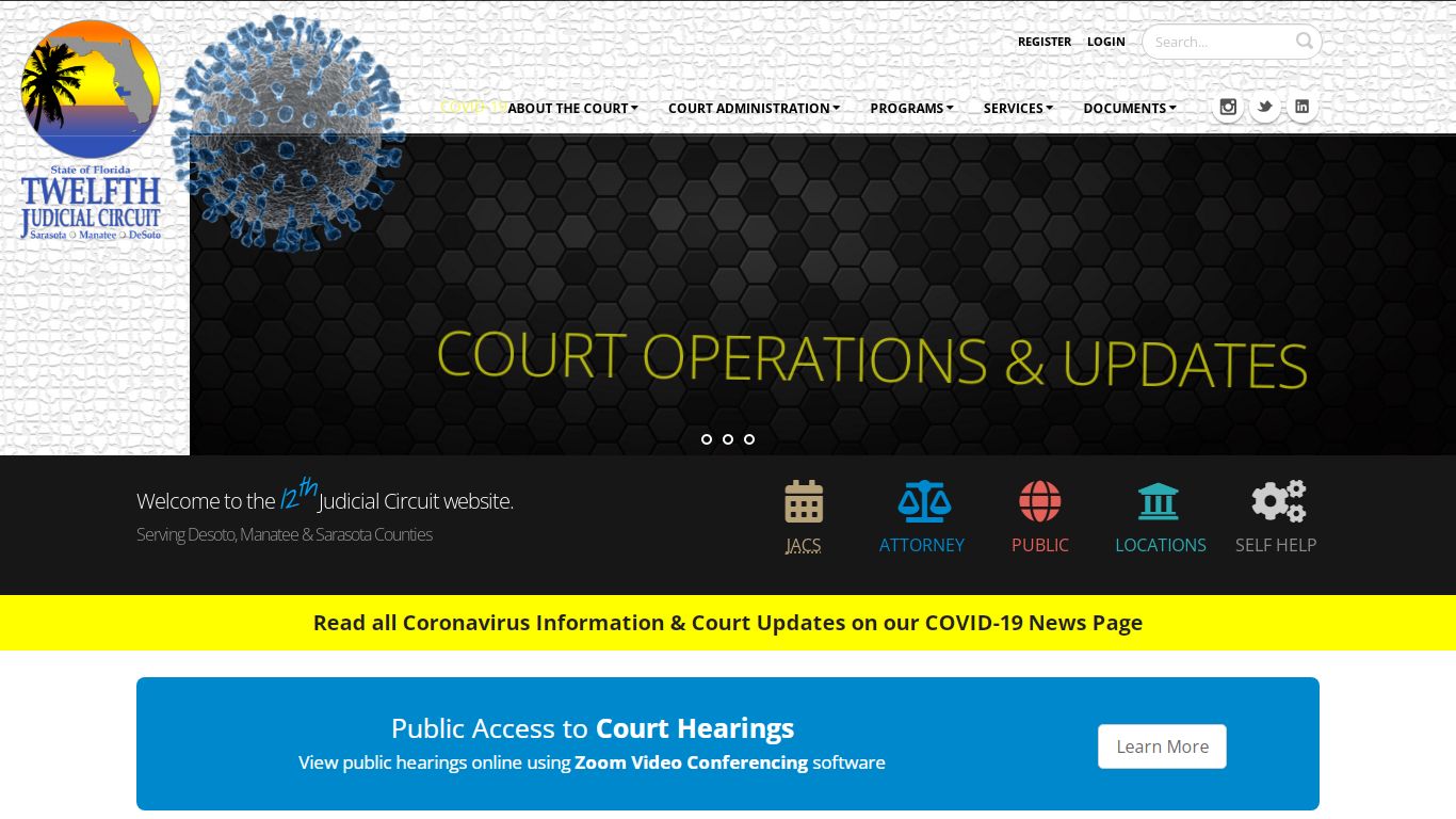 12th Judicial Circuit Court Website - Florida Courts